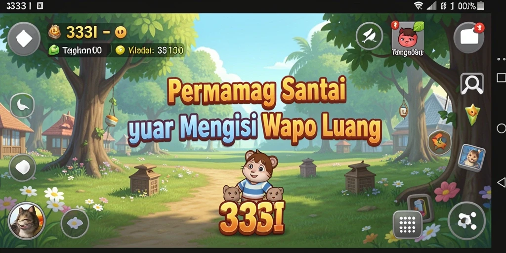 Tangkapan layar menunjukkan gameplay seru dari 333I.