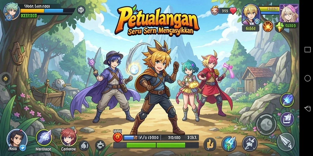 Gameplay seru 666I dengan karakter Anime yang menakjubkan.
