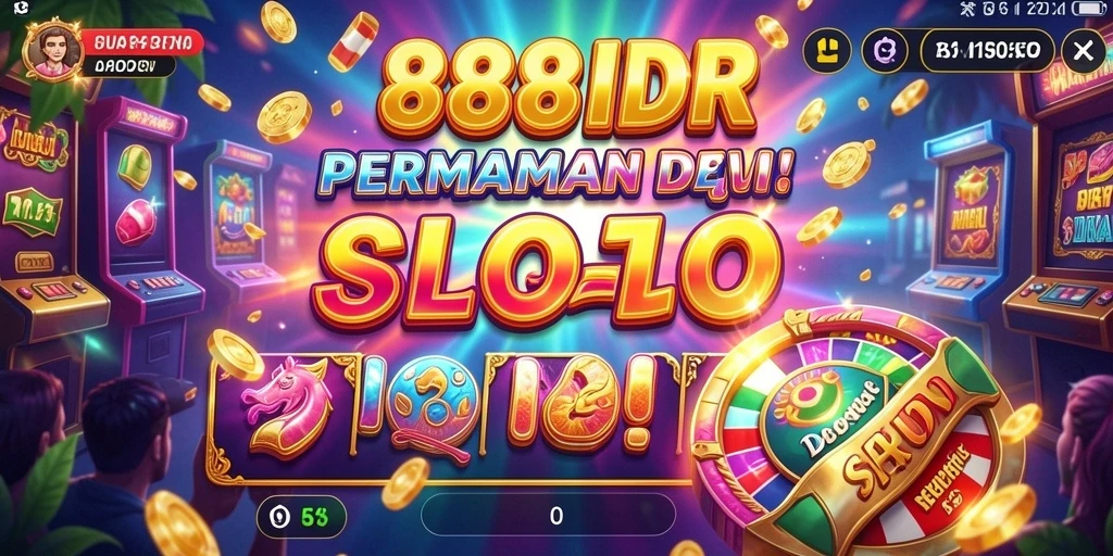 Tampilan gameplay menakjubkan dari permainan Slot 888IDR.