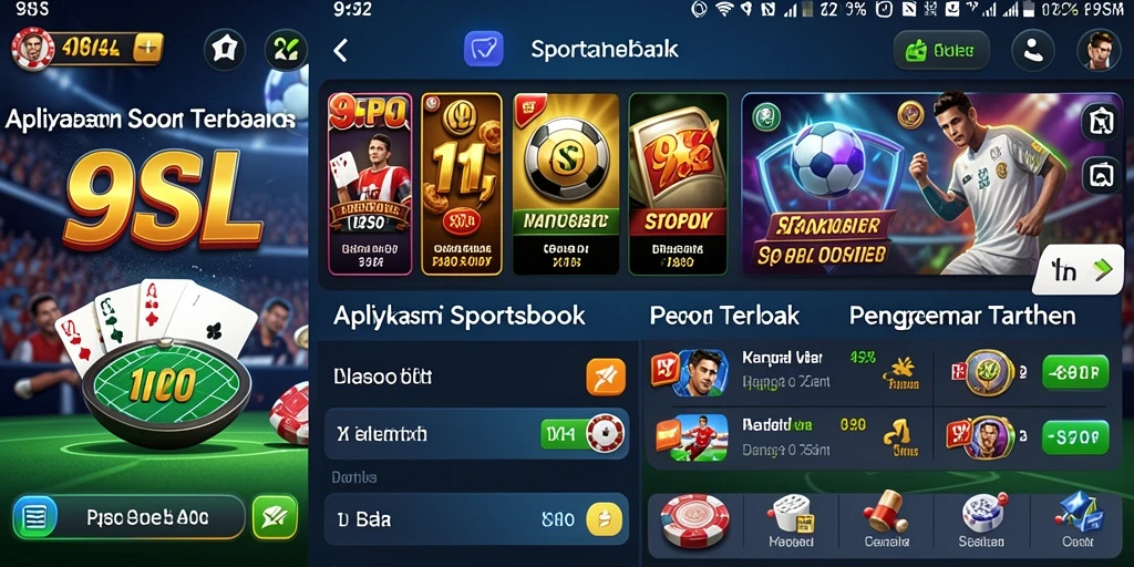 Tampilan menarik dari gameplay Sportsbook di 9SL.
