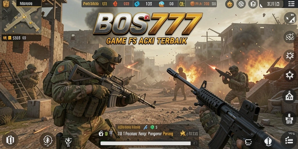 Screenshot menunjukkan gameplay seru dan grafis menakjubkan di BOS777.