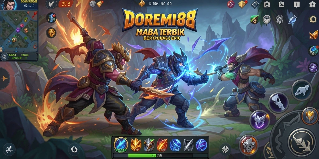 Tampilkan aksi pertarungan sengit di arena DOREMI88.