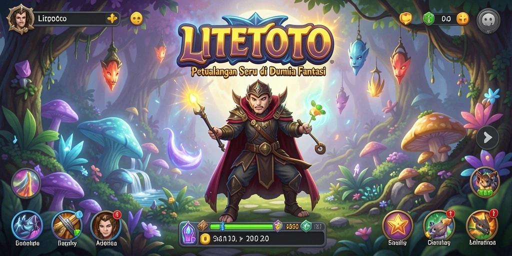 Gameplay seru LITETOTO dengan tantangan menarik di dunia fantasi.