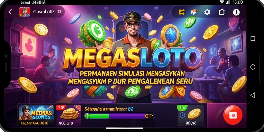 Tampilan gameplay menarik di MEGASLOTO yang penuh aksi.