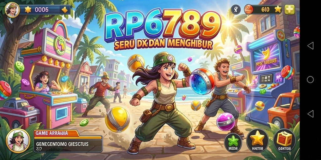 Screenshot RP6789 menampilkan gameplay Arcade yang dinamis dan seru.