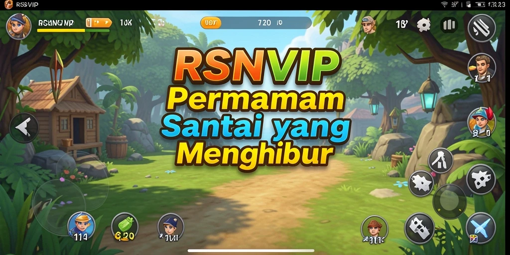Tampilan gameplay RSNVIP yang menarik dan penuh warna.