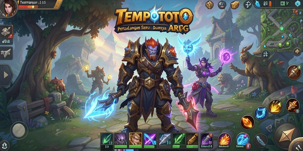 Gameplay seru TEMPOTOTO dalam aksi ARPG.